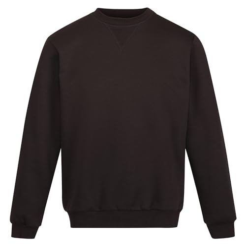 Regatta Professional Herren Mens Pro Crewneck Sweatshirts Pullover, Schwarz, XXL von Regatta Professional