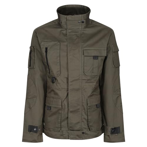 Regatta Professional Herren Mens Pro Multi Pocket Utility Jacket Regenmantel, Khaki, M von Regatta Professional