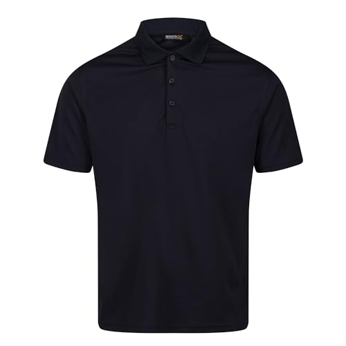 Regatta Professional Herren Mens Pro Wicking Polo Short Sleeved T Shirt Polohemd, Navy, S von Regatta Professional