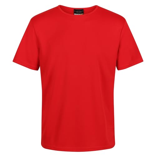 Regatta Professional Herren Mens Pro Wicking Reflective T-Shirt, Klassisches Rot, L Regatta Professional Herren Mens Pro Wicking Reflective T-Shirt, Klassisches Rot, L von Regatta Professional