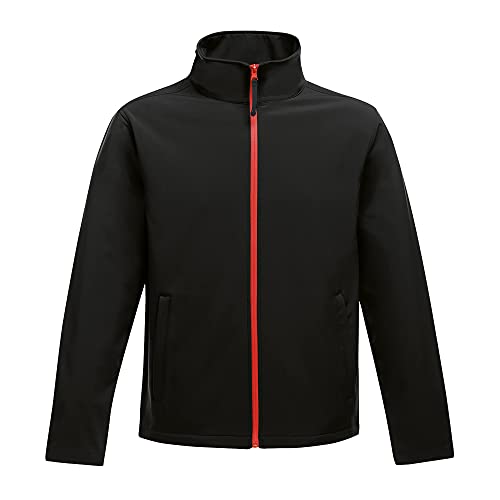 Regatta Herren Ablaze Men's Printable Softshell Jacke, schwarz/rot (Black/Classic Red), M von Regatta