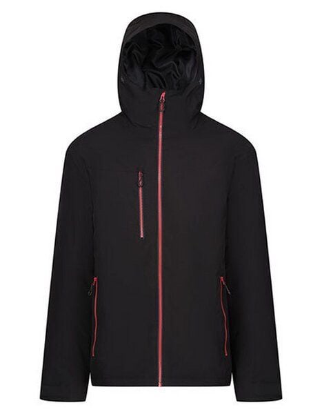 Regatta Professional Herren Wasserdichte Softshelljacke mit Kapuze Recycled kontrastfarbene Reißverschlüsse Regatta Professional Herren Wasserdichte Softshelljacke mit Kapuze Recycled kontrastfarbene Reißverschlüsse von Regatta Professional