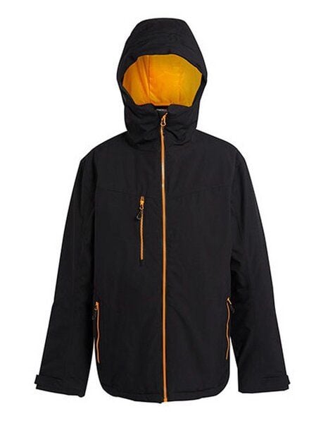 Regatta Professional Herren Wasserdichte Softshelljacke mit Kapuze Recycled kontrastfarbene Reißverschlüsse von Regatta Professional