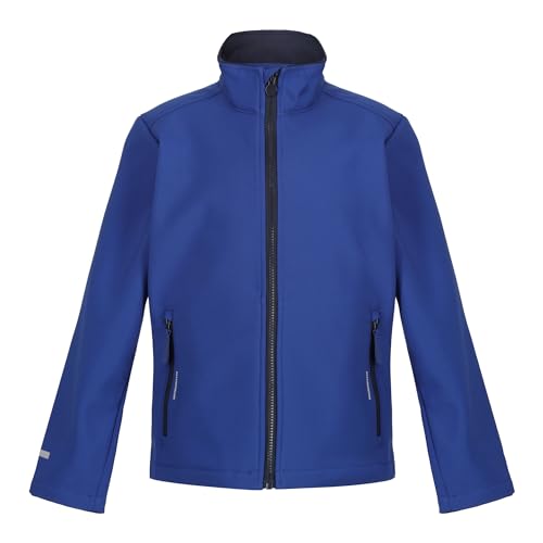 Regatta Professional Jungen Kids' Ablaze 2-Layer Softshell Jacke, New Royal Navy, 7-8 Jahre von Regatta Professional