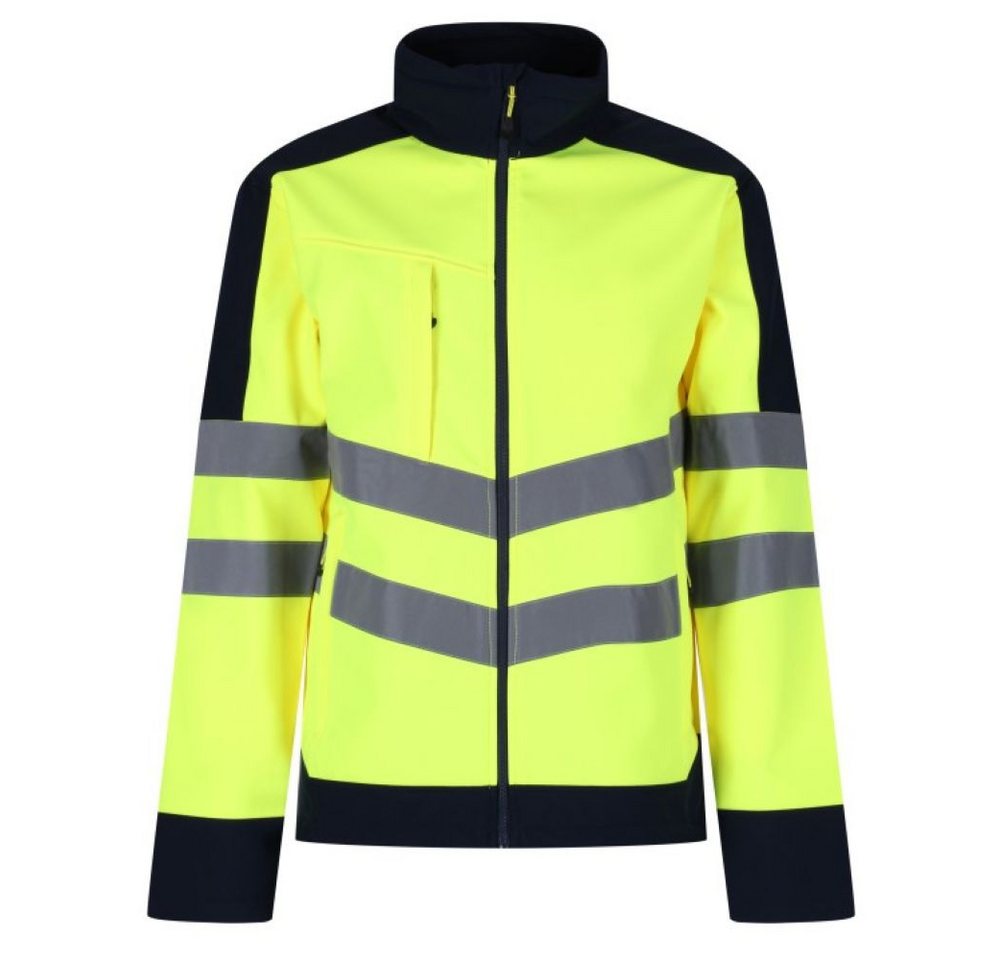 Regatta Professional Softshelljacke Arbeitsjacke wasserdicht atmungsaktiv in Warnfarben Warnfarben von Regatta Professional