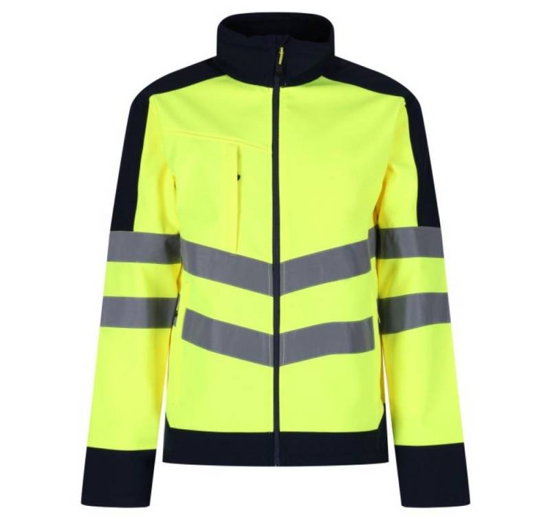 Regatta Professional Softshelljacke Arbeitsjacke wasserdicht atmungsaktiv in Warnfarben Warnfarben von Regatta Professional