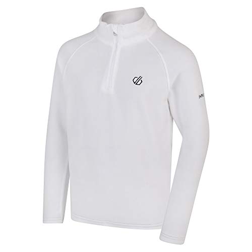 Dare 2b Unisex Kinder Freehand 170 GSM Half Zip Outdoor Active Fleece, Weiß, 11-12 von Regatta