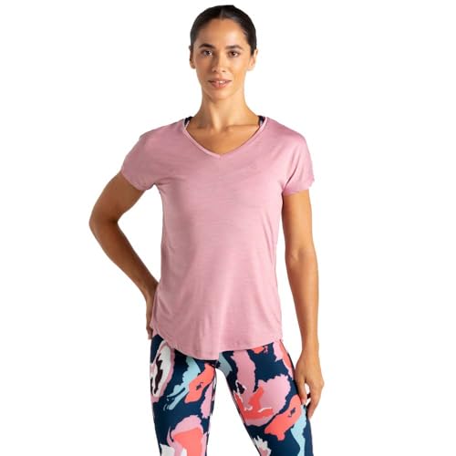 Dare2b Damen Vigilant Leichtes T-Shirt V-Ausschnitt Geruchshemmend Schnell Trocknend Gym Top von Regatta