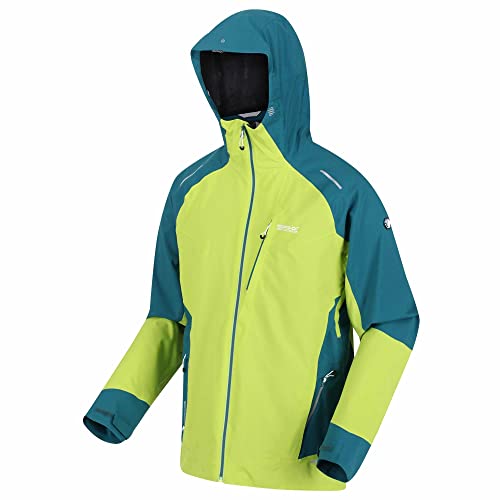 Highton Pro Jacket Wasserdichte, atmungsaktive, dehnbare ISOTEX-Kapuzenjacke für Herren. Mit Taschen und getapten Nähten. Zum Wandern geeignet. von Regatta