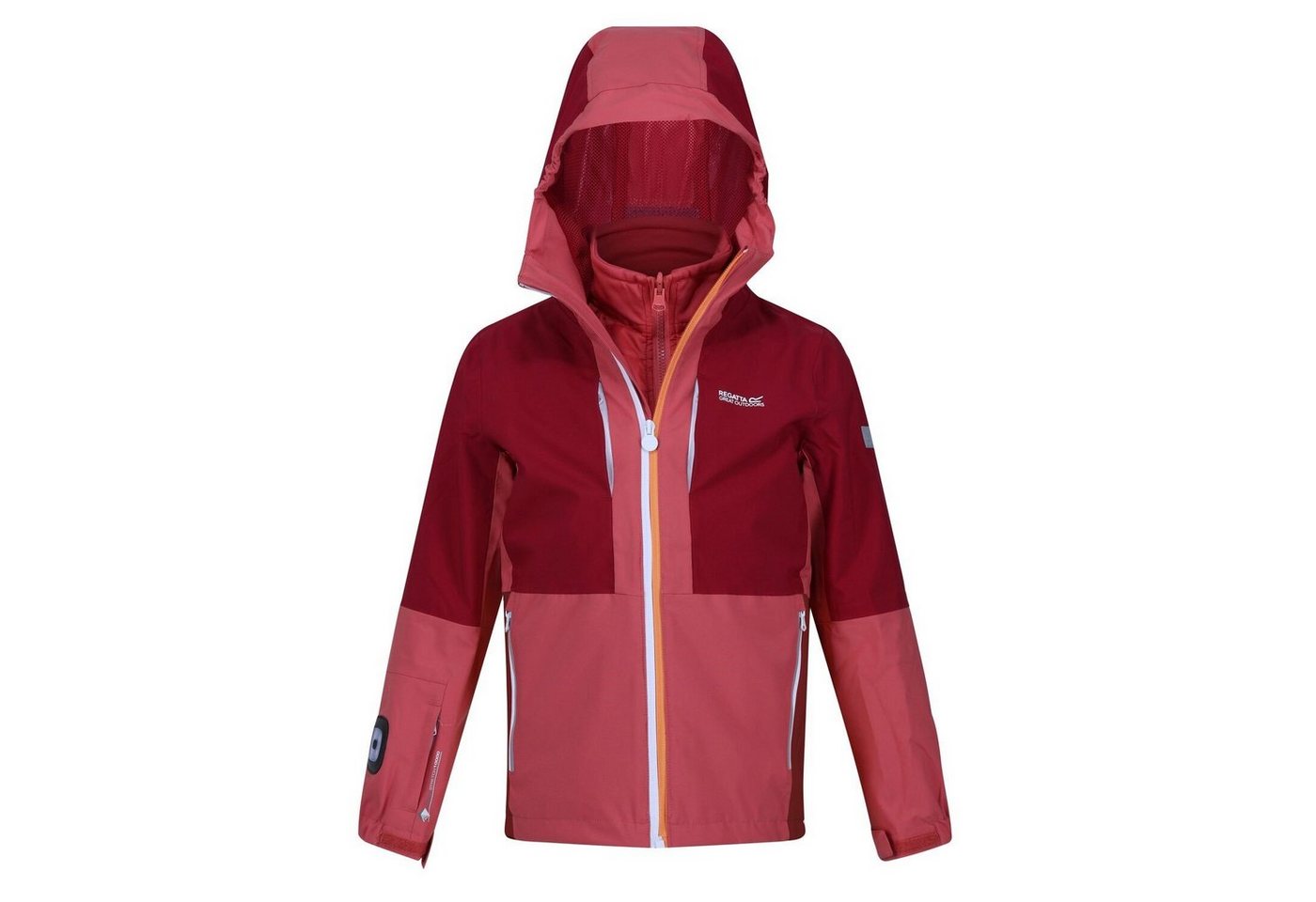 Regatta Funktionsjacke Hydrate VIII 3 in 1 Jacke für Kinder Wasserdicht mit Kapuze von Regatta