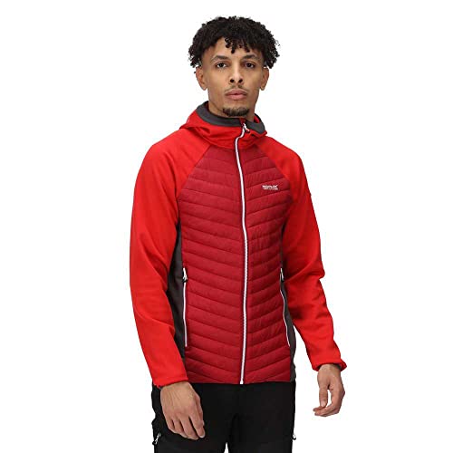 Regatta Herren Andreson VII Hybrid Hybridjacke, Dunkelrot/Chinesisches Rot, XL von Regatta