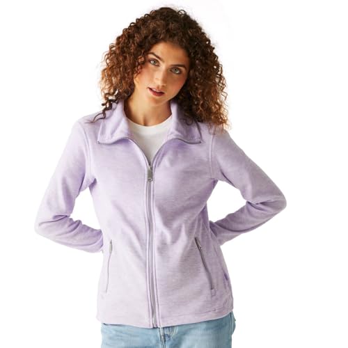 Regatta Azaelia Damen-Fleecejacke mit durchgehendem Reißverschluss, Purple Rose Marl, 42 von Regatta