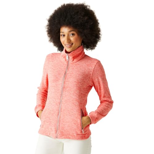 Regatta Azaelia Damen-Fleecejacke mit durchgehendem Reißverschluss, Rosa - Shell Pink, 44 von Regatta