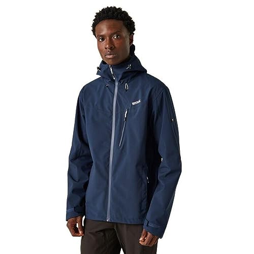 Regatta Birchdale Outdoorjacke Regenjacke Wasserdicht und Winddicht Herren, Größe:XL, Farbe:Navy von Regatta