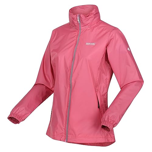 Regatta Regenjacke Damen Wasserdicht mit Kapuze, Farbe:Rosa, Größe:46 von Regatta