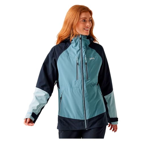 Regatta Carletta IX 3 in 1 Doppeljacke | Funktionsjacke für Damen mit getapten Nähten, Farbe:Blau, Größe:46 von Regatta