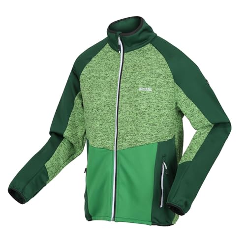 Regatta Coladane V Strickfleecejacke | Midlayer für Herren, Größe:M, Farbe:Grün von Regatta