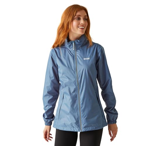 Regatta Damen, verstaubare wasserdichte Jacke, blau, 40 von Regatta