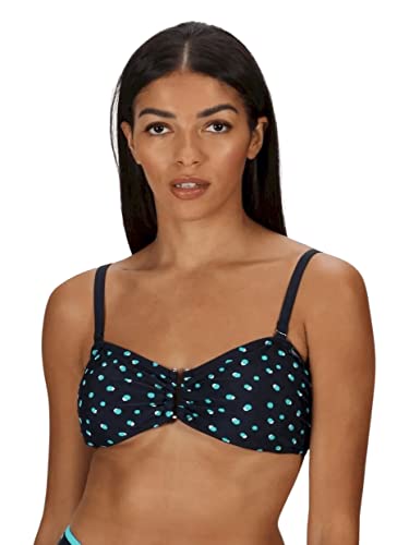 Regatta Damen Aceana Bikini Iii Rutsch-Kostüm, Navy Dot, 38 von Regatta