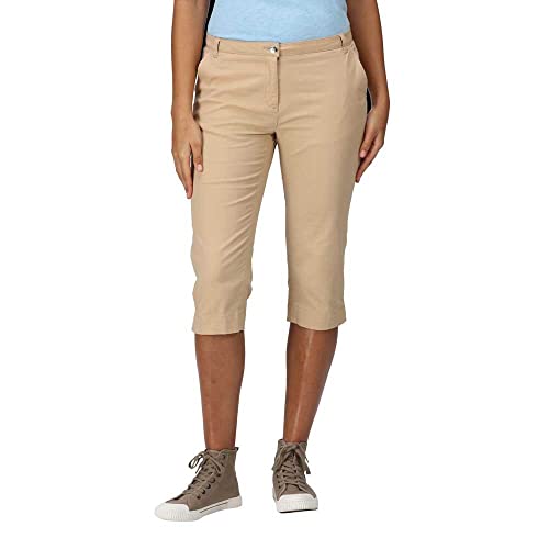 Regatta Damen Bayla Capri Lässige Shorts, Sesam, 44 DE/Kurz von Regatta