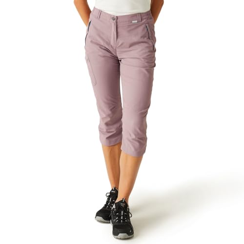 Regatta Damen Chaska Ii Capri Wanderhose Shorts, Heather, 46 von Regatta