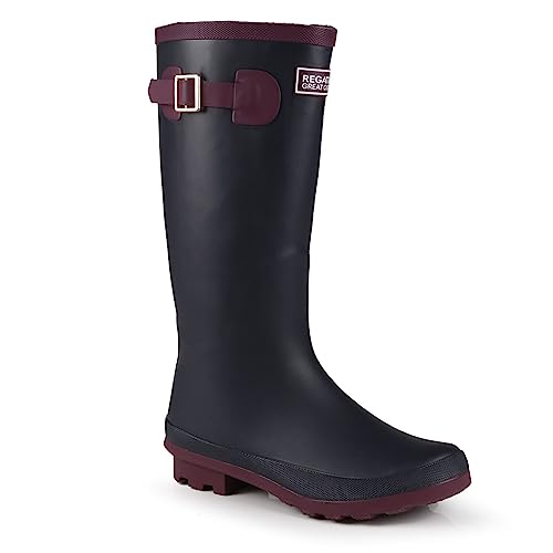 Regatta Damen Ly Fairweather II Rain Boot, Iron/Prune, 42 EU von Regatta