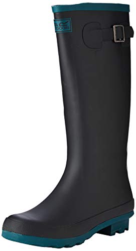 Regatta Damen Fairweather Ii' Printed Wellingtons Gummistiefel, Schwarz (Black/Teal 1ed), 38 EU von Regatta