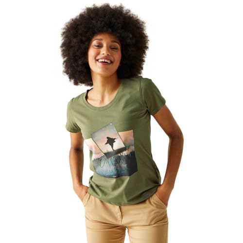 Regatta Damen Filandra Viii T-Shirt, Fourleafclvr, 44 Regatta Damen Filandra Viii T-Shirt, Fourleafclvr, 44 von Regatta