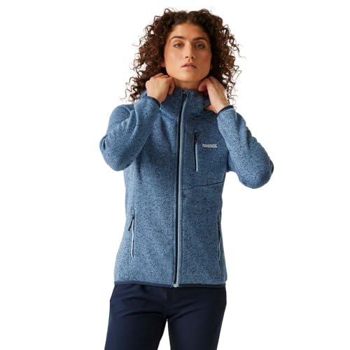 Regatta Damen Fleecejacke WMS Hood Newhill mit Kapuze Coronet Blue(Clear Sky) - 8 von Regatta