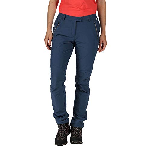 Regatta Damen Highton Pantalón Tejido elástico Isotex impermeable Hosen, Dark Denim, 12 von Regatta