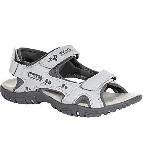 Regatta Damen Lady Haris Peeptoe Sandalen, (LtStl/Granit 9ul), 4 EU von Regatta