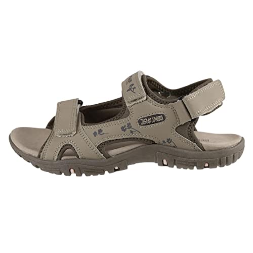 Regatta Damen Lady Haris Peeptoe Sandalen, (Parchment/Trtp 9um), 6.5 EU, Prchmnt/TrTp von Regatta
