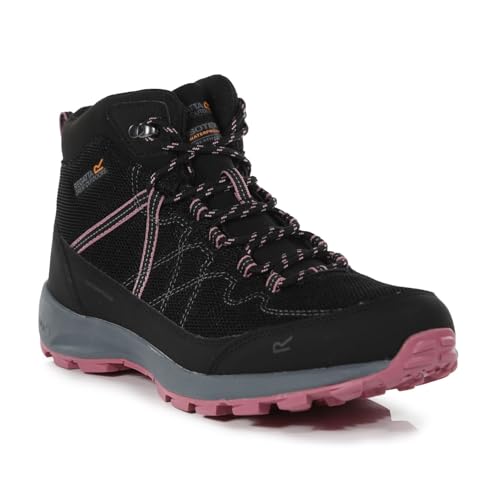 Regatta Damen Lady Samaris Lite Wanderschuh, Black Heathr Ro, 36 EU Regatta Damen Lady Samaris Lite Wanderschuh, Black Heathr Ro, 36 EU von Regatta