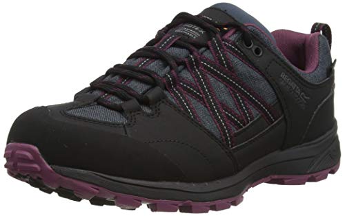 Regatta Damen Ldy Samaris Lw II Walking Shoe, Black/Purple, 41 EU von Regatta