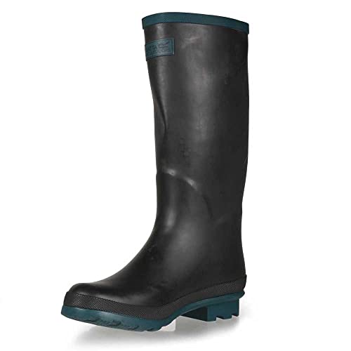 Regatta Damen Ly Fairweather II Rain Boot, Black/Teal, 42 EU von Regatta