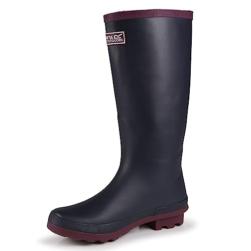 Regatta Damen Ly Fairweather II Rain Boot, Iron/Prune, 39 EU von Regatta