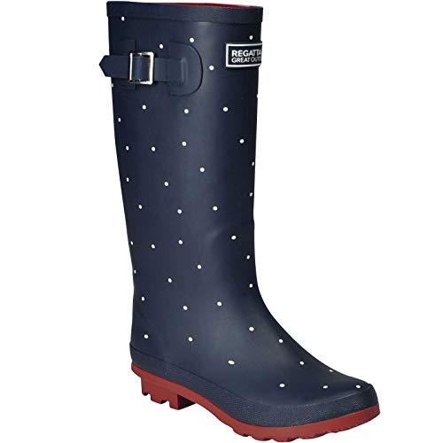 Regatta Damen Ly Fairweather II Rain Boot, Navy/Tikka, 36 EU von Regatta