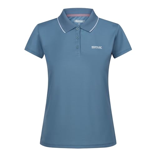 Regatta Damen Maverick V Active Poloshirt Polohemd, Coronet Blue, 34 von Regatta