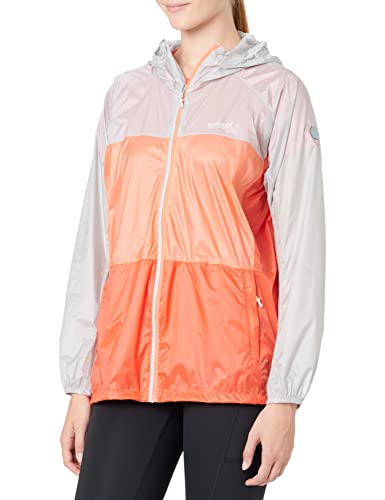 Regatta Damen Pack It Pro JKT, Cyberspace/Fusion Coral/Neon Peach, 38 von Regatta