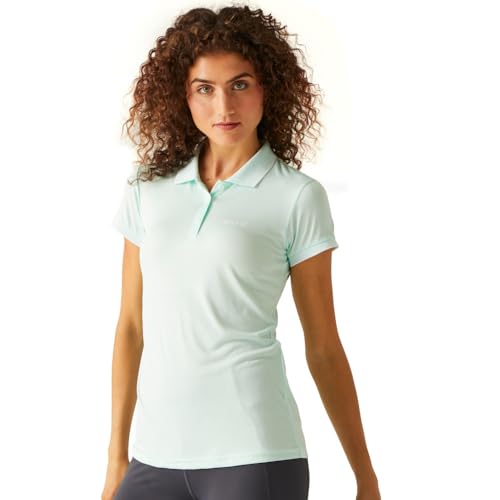 Regatta Damen Remex Ii Active Poloshirt Polohemd, Bleached Aqua Solid, 38 von Regatta