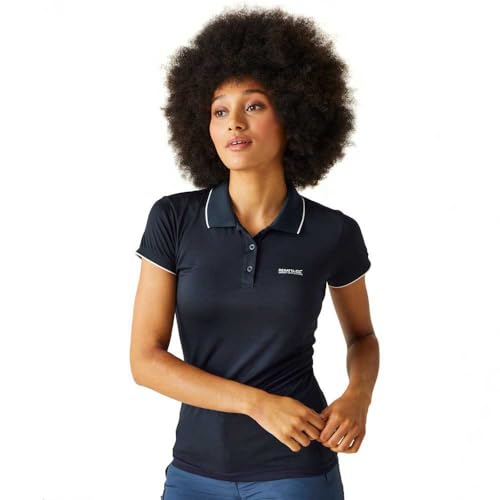 Regatta Damen Remex Ii Active Poloshirt Polohemd, Marineblau, einfarbig, 42 von Regatta