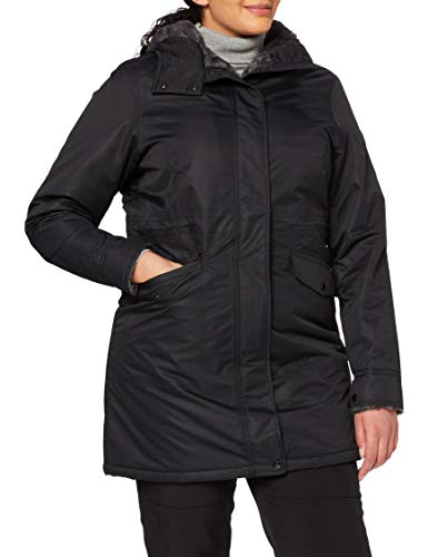 Regatta Damen Rimona Waterproof Breathable Taped Seams Insulated Lined Hooded Jacket Jacke, Schwarz, 36 EU von Regatta