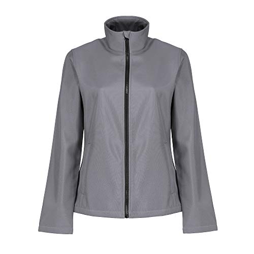 Regatta Damen Softshell-Jacke Ablaze, bedruckbar (46 DE) (Steingrau/Schwarz) von Regatta