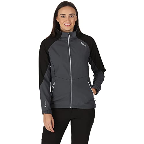 Regatta Damen Softshelljacke DeSoto VIII Black/Sealgr - 36 von Regatta