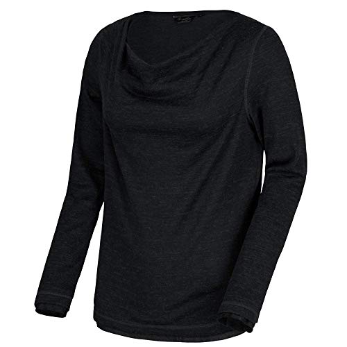 Regatta Damen T-Shirt Frayda langärmlig (44 DE, Schwarz) von Regatta