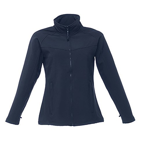 Regatta Damen Uproar Soft Shell Mantelkleid, Marineblau, 48 von Regatta