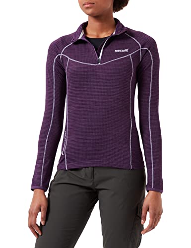 Regatta Damen WMNS Yonder T-Shirt, Dunkles Aubergine, 36 von Regatta