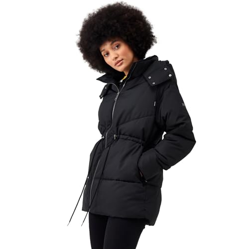 Regatta Damen Wasserabweisende, gepolsterte Jacke Mantel, Schwarz, L Regatta Damen Wasserabweisende, gepolsterte Jacke Mantel, Schwarz, L von Regatta