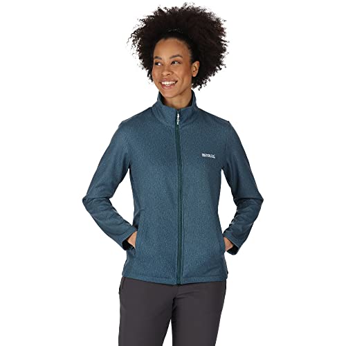Regatta Damen Women's Connie V Softshell Walking Jacket Softshelljacke, Reflektierender Lake Marl, 44 von Regatta