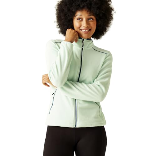 Regatta Damen Women's Floreo Iv Full Zip Fleece Jacket Fleecejacke, Bleached Aqua, 50 von Regatta